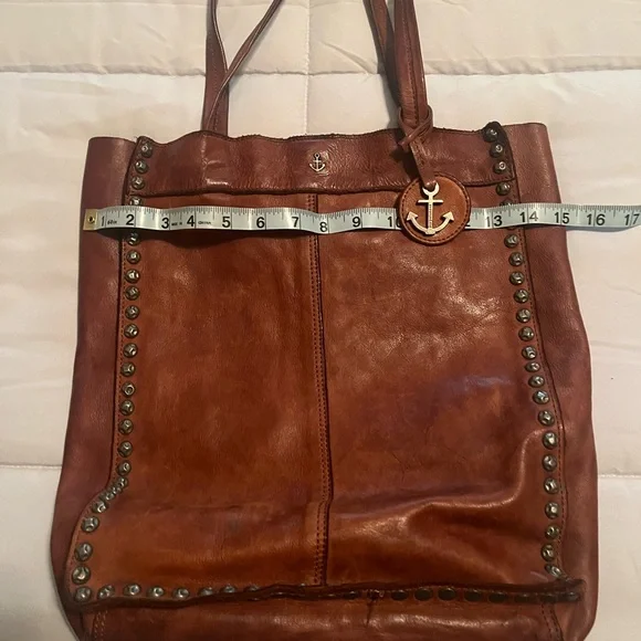 Harbour Brown leather Bag with Brown Leather Trim - Picture 2 of 4